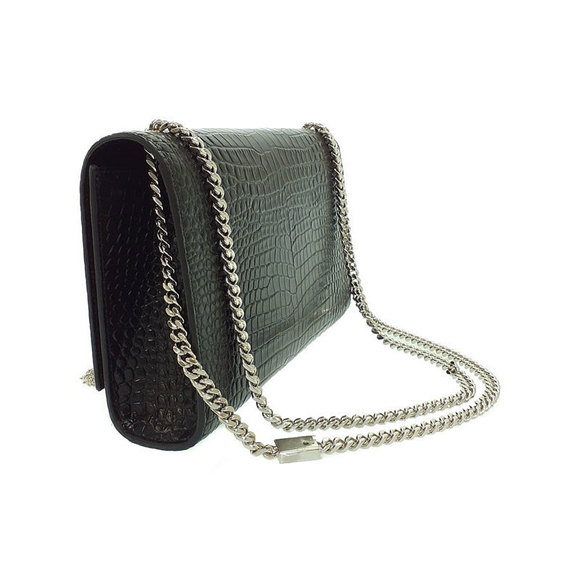 Saint Laurent Classic Kate Satchel Chain Shoulder Bag Black - Picture 2 of 9